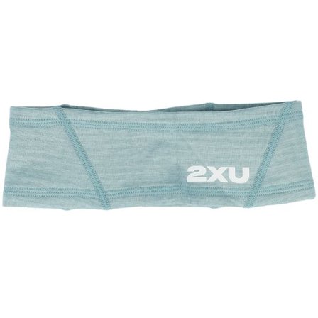 2XU - Grön headband Beanie - Ignition Chambray/White Reflective Headband @ Hatstore