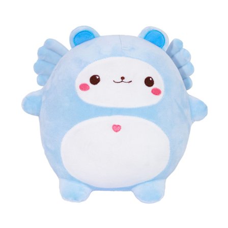 Ny Engel Axolotl Plyslegetøj – Farverig Krammepude & Kæledyr til Babyer (23 cm)