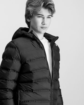 New Balance NB Bond Quilted Jacket Musta Takit Pojat - Kids Brand Store