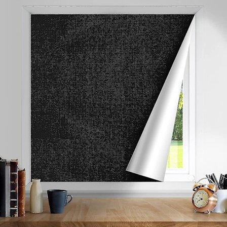 Vindusformørkende stoff, rullegardin for takvindu, solbeskyttelse, ingen boring