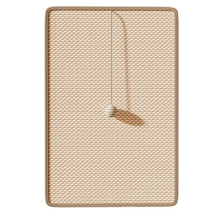 Kradsetræ til katte, 30 x 60 cm, vægmonteret, kradsetilbehør, sisal kattemåtte til beskyttelse af møbler