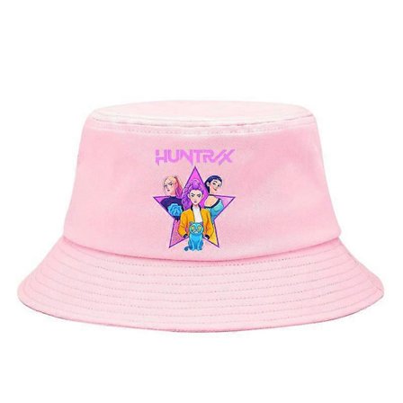 Bucket Hat Udendørs Fiskehat Kpop Demon Hunters Unisex Justerbar Solbeskyttelse Åndbar Mode