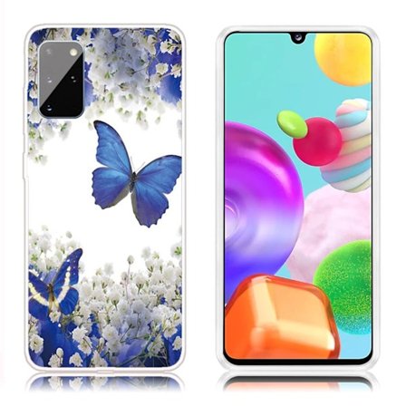Butterfly läder Samsung Galaxy A41 fodral - Flerfärgad