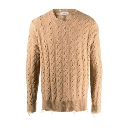 Laneus, Sweater Beige, Heren, Maat:XL