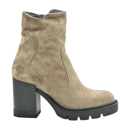 Janet & Janet, Heeled Boots Beige, Dames, Maat:38 EU