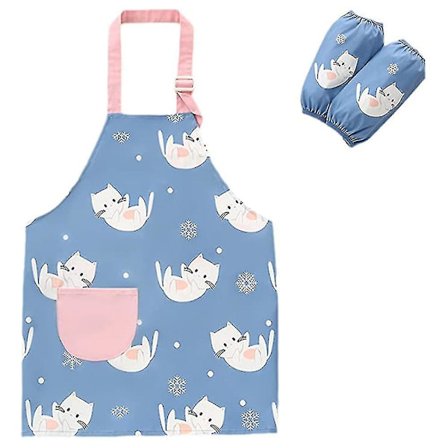 Barneforkle - Vanntette forkle med justerbar stropp og lomme Kjøkken