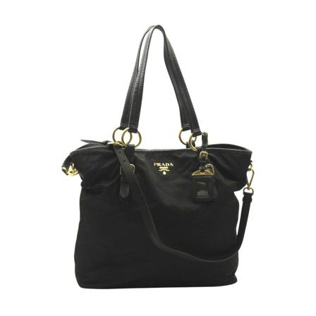 Prada Vintage, Pre-owned Tote Bags Zwart, Dames, Maat:ONE Size