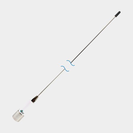 VHF antenna Shakespeare QuickConnect QC-3, stainless steel, 90 cm
