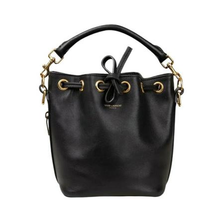 Saint Laurent Vintage, Pre-owned Bucket Bags Zwart, Dames, Maat:ONE Size