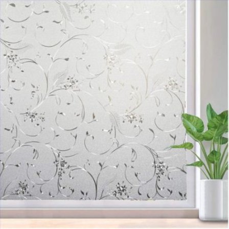 Vindue Privatlivsfilm Hvedeblomst Frosted Vindue Glasfilm Ingen Lim