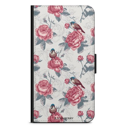 Bjornberry Fodral Sony Xperia 10 III - Rosor & Fåglar