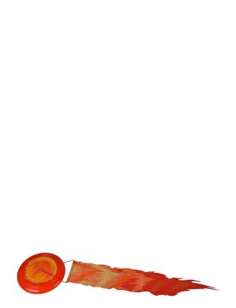 Simba Toys Frisbee Med Flammende Hale Toys Outdoor Toys Outdoor Games Rød Simba Toys*Betinget Tilbud