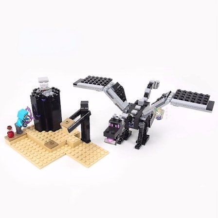 228 stk The Ender Dragon Battle Byggeklodser Legetøjskompatibel 21151 samlet legetøj til børn Fødselsdagsjulegave