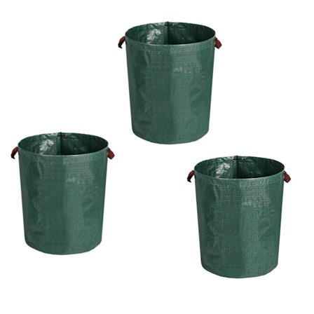 Trädgårdssäck 120L Set om 3