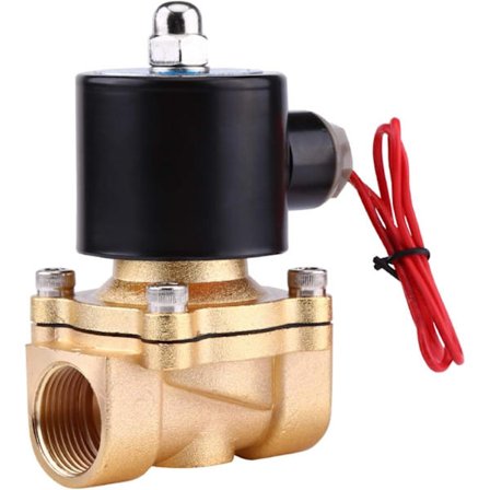 Elektrisk magnetventil 3/4 tommer elektrisk vandventil AC 220V NC zinklegeringshus vandventil til vandolie luftgas