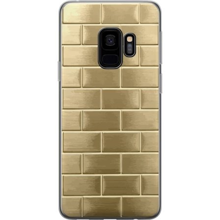 Mobilskal till Samsung Galaxy S9 med Gyllene Murstenar