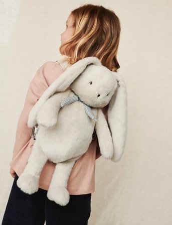 Liewood Dayana Plush Rabbit Backpack - Beige - ONE SIZE