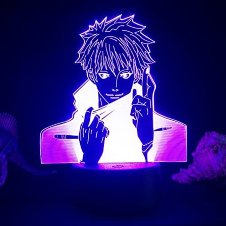 Jujutsu Kaisen Gojo 3D Illusion Nattlampa Smart Touch