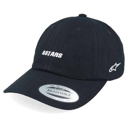 Alpinestars - Schwarz unconstructed Cap - Deduce Strapback Hat Black Dat Cap / Unstructured @ Hatstore
