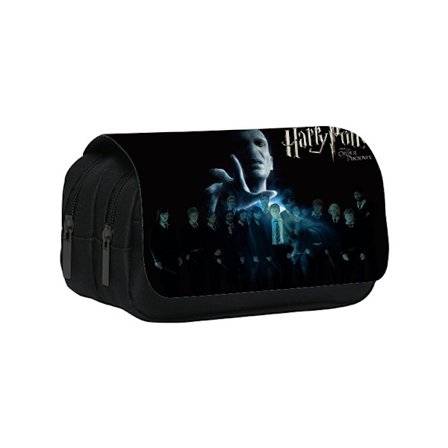 Harry Potter Dubbellagers Pennfodral Student Pennor Skolmaterial Fodral-11