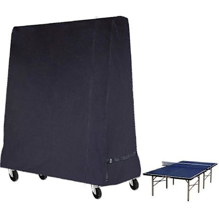 Bordtennisbord Cover Vandtæt Cover Til Ping Pong Bord 165 X 70 X 185 Cm Sort