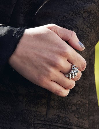 Edblad Peak Ring - Silver - M/17.5MM