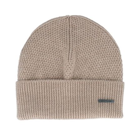 Stetson - Beige cuff Beanie - Beanie Merino Wool Sand Cuff @ Hatstore
