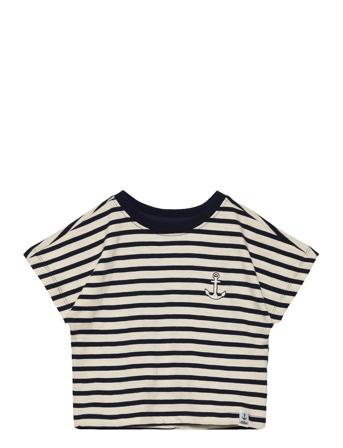Summer Top T-shirts Short-sleeved Svart Ebbe Kids*Betinget Tilbud