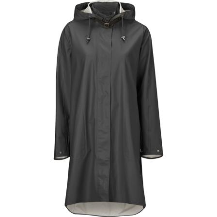 Ilse Jacobsen Women's Raincoat Detachable Hood Women rain jackets Grey 36