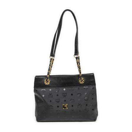 MCM Pre-owned, Pre-owned Tote Bags Zwart, Dames, Maat:ONE Size