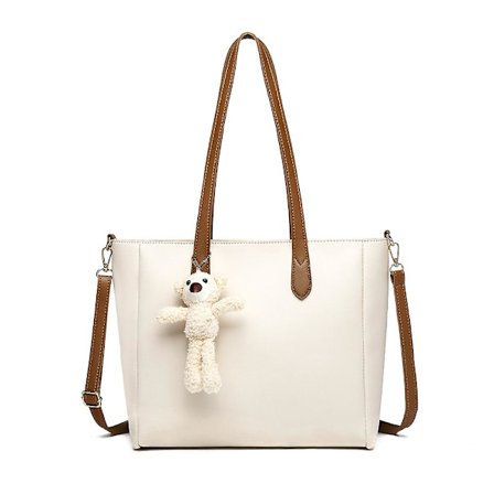 Populære store vesker høst og vinter ny myk skinn tote bag skulder messenger bag