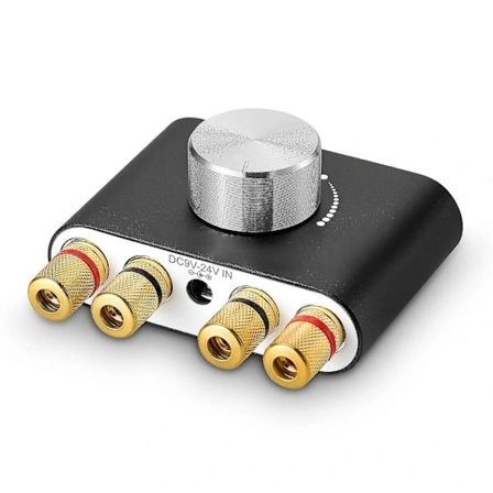 Bluetooth 5.0 Stereo Lydforsterker Mottaker 2-Kanals Mini Hi-Fi Forsterker[JSR]