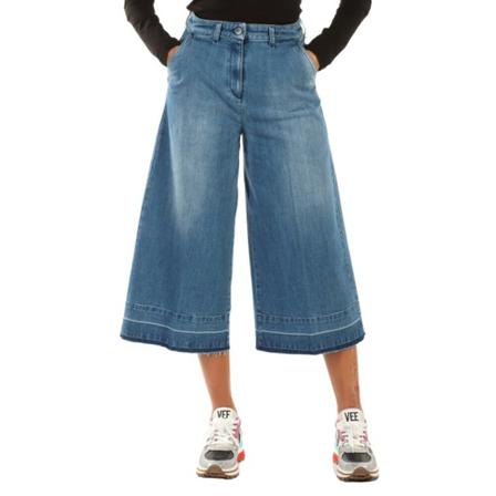 Love Moschino Wide Jeans Blå, Dame