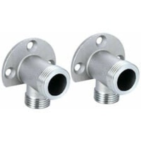 Installasjonssett for å koble rør til synlig armatur. Utendørs dusjsystem. Termostatisk blandebatteri. Overflateinnfelt konvertering