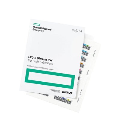 Hewlett Packard Enterprise HPE LTO-8 Ultrium RW Bar Code Label Pack - Strekkodeetiketter