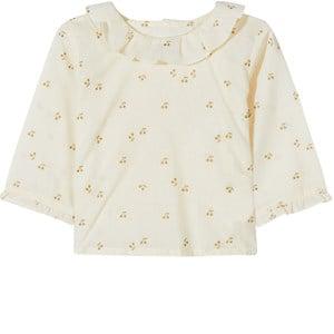 Bonpoint White Cherry Print Top 18 months - Tops - 18 months - White