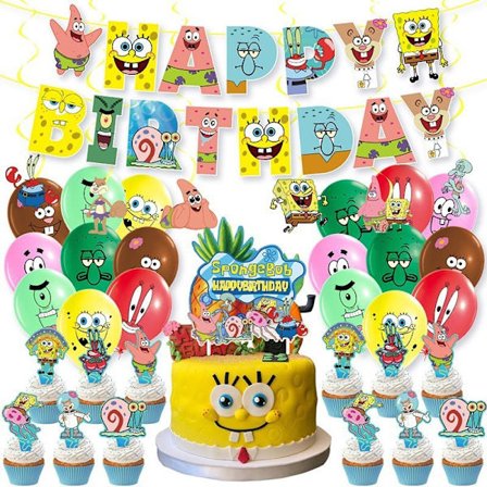 Jordgubbstema Grattis på födelsedagen Party Tillbehör Dekoration