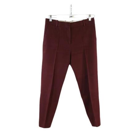 Celine Vintage Pre-owned Bomuld underdele Rød, Dame Vintage Bukser, Størrelse: S