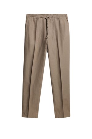 J.Lindeberg - Soren Drape Linen Pants - Brown - Homme - 48
