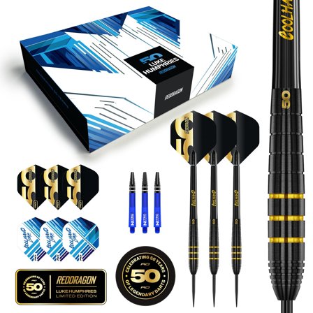 Luke Humphries - 50 Year Limited Edition Player Box Steel Tip Darts 22g