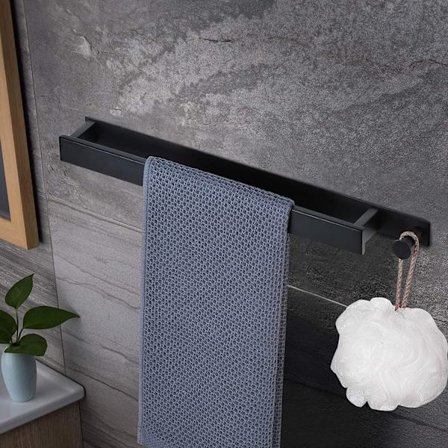 Baderom Håndkleholder, Selvklebende Veggmontert Håndkleholder, 304