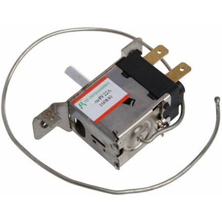 WPF22A 2-benet køleskabstermostat med 30 cm metal.