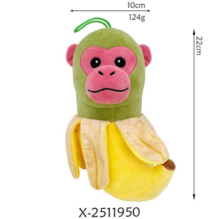 Bananapa Kosedyr – 22 cm Kosedyr (Morsom gave til barn og voksne)