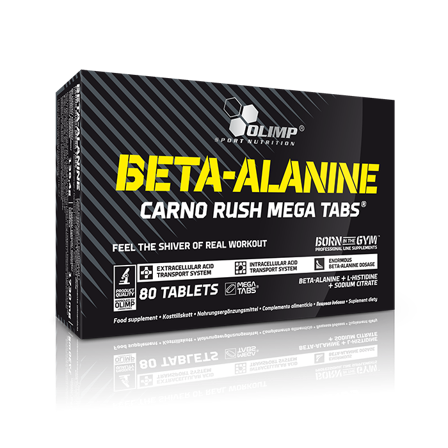 Olimp Sports Nutrition Beta-alanin Carno Rush PWO 80 tabs