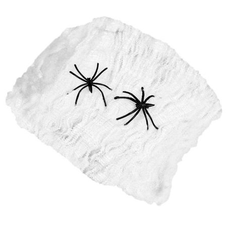 Elastisk Edderkoppespind, Dekoration - Halloween