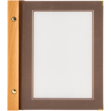 Menypärm Securit Trä A5