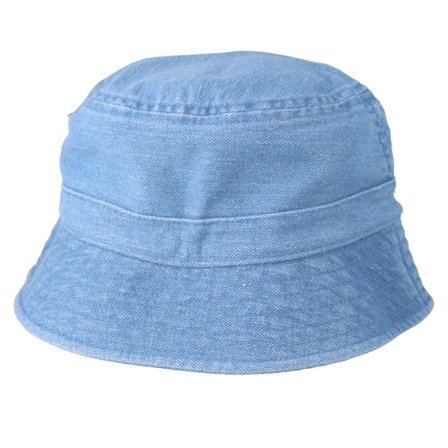 Yupoong - Azul bucket Chapéu - Light Blue Denim Bucket @ Hatstore