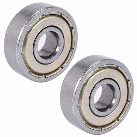 2 kpl 626z KaksoisTiivistetyt Kuulalaakerit 6x19x6mm Hiiliteräs Hopea