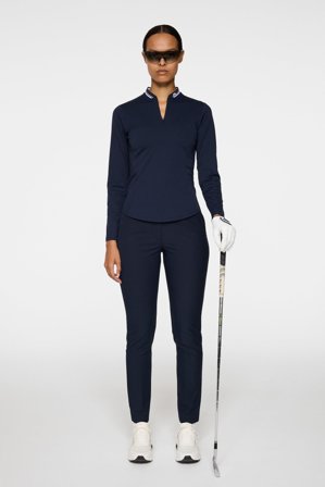J.Lindeberg - Harper Quarter Zip Mid Layer - Golf - Blue - Women - S