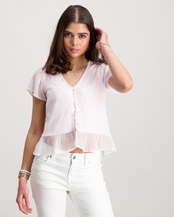 RYVLS Isabella Blouse Różowy Topy i bluzki Dziewczyna - Kids Brand Store